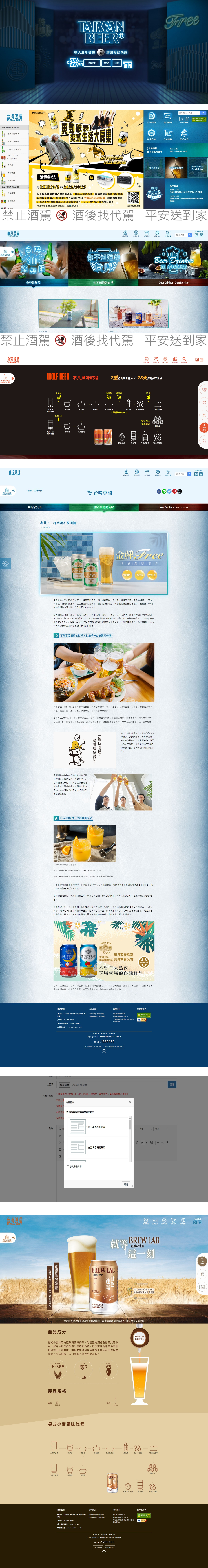 臺(tái)灣啤酒官方網(wǎng)站改版案